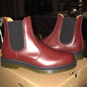 Dr Martens Cherry Red 2976 Chelsea Boots US 8 UK 6